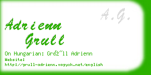 adrienn grull business card